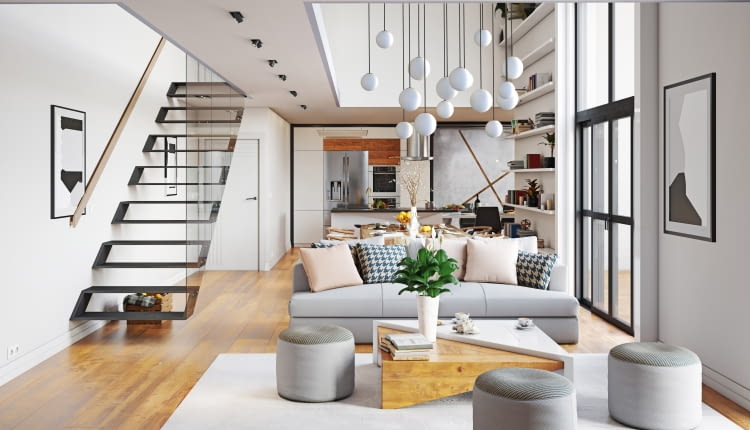 Podział na strefy w salonie oznacza konieczność doświetlenia każdej z nich. Pomóc w tym mogą systemy niewymagające rozbudowy istniejącej instalacji, a umożliwiające montaż różnych opraw. Tutaj System Cameleon.