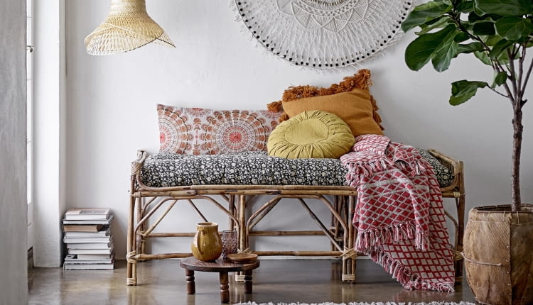 wnętrza w stylu boho