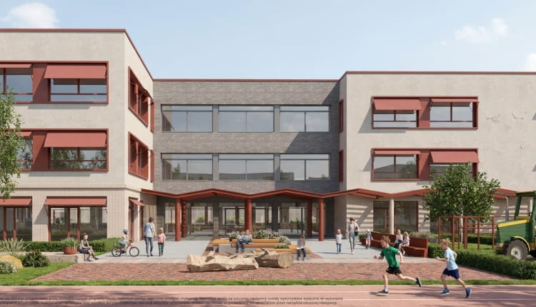 Szkoła podstawowa na warszawskim Ursusie. Proj. WWAA