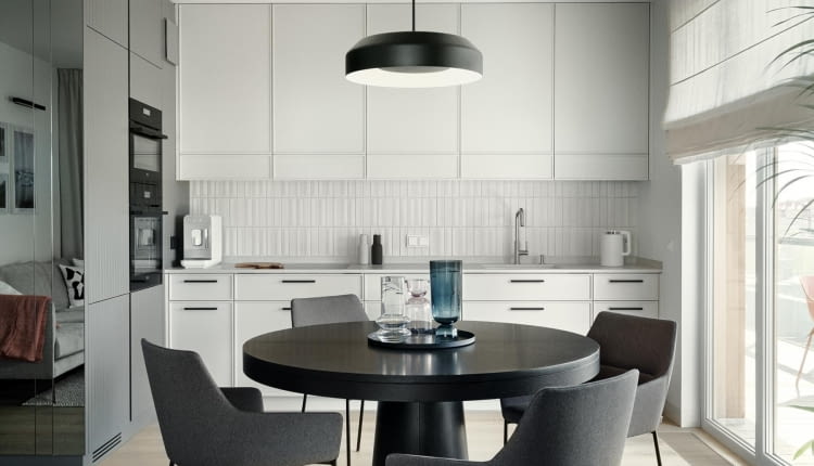 Mieszkanie architektów z pracowni bkm group