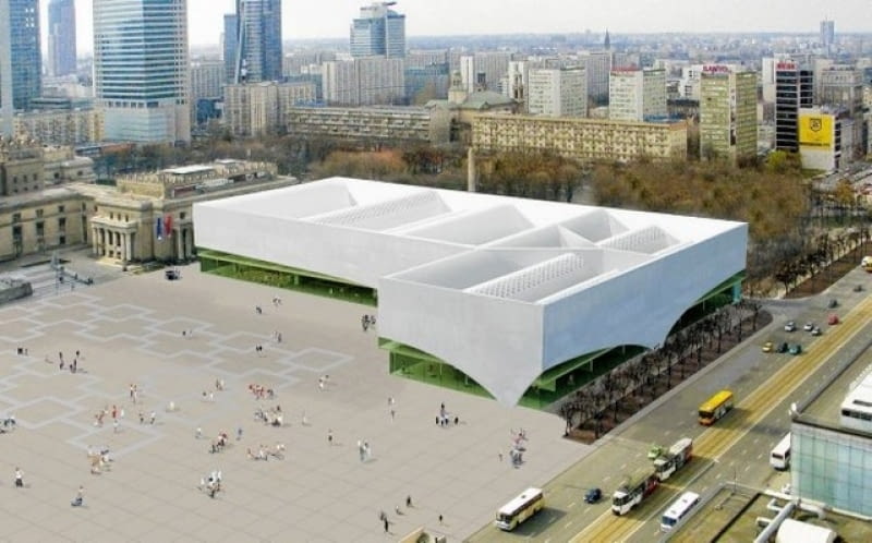 Muzeum Sztuki Nowoczesnej, Warszawa, proj. Christian Kerez, źródło: materiały prasowe Muzeum Sztuki Nowoczesnej, Warszawa, proj. Christian Kerez, źródło: materiały prasowe