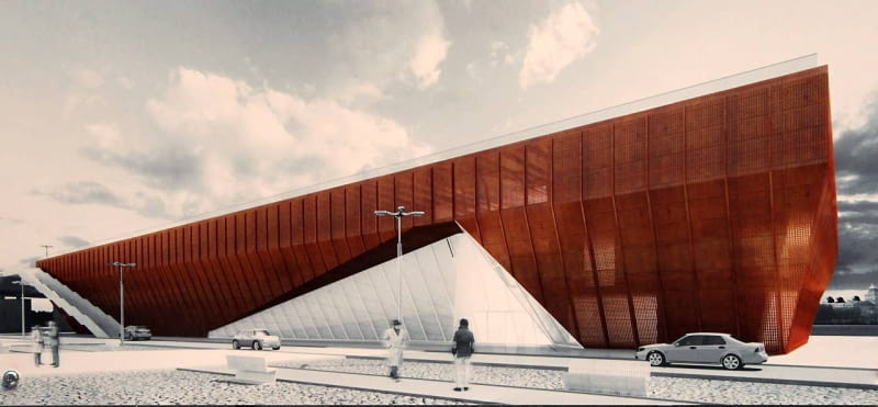 Koncepcja autorstwa Pracowni Płaskowicki & Partnerzy Architekci zaprezentowany w 2011 roku. To na niej oprze się projekt Centrum Nauki 21.04.2011 SZCZECIN , PROJEKT KTORY ZAJAL PIERWSZE MIEJSCE W KONKURSIE NA MUZEUM MORSKIE W SZCZECINIE . FOT. CEZARY ASZKIELOWICZ / AGENCJA GAZETA SLOWA KLUCZOWE: