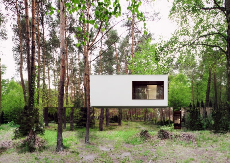 Lustrzany dom Mirror house