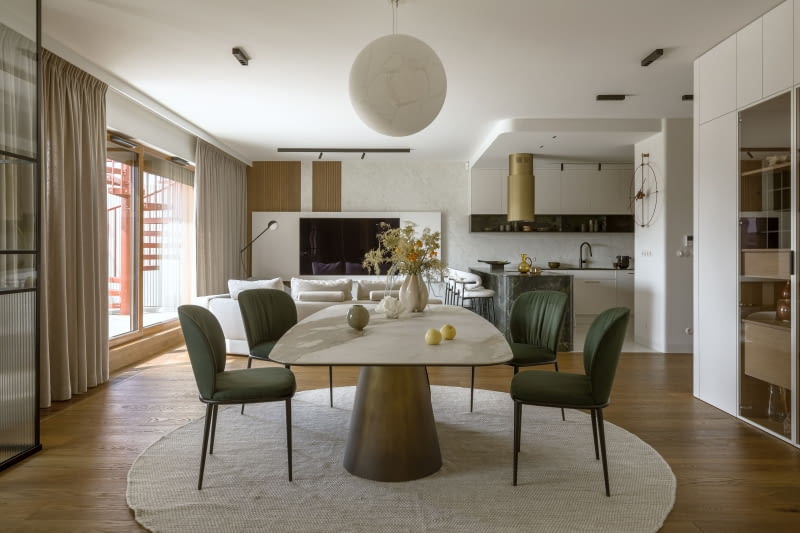 Apartament na Kabatach - manifest dojrzałego stylu quiet luxury