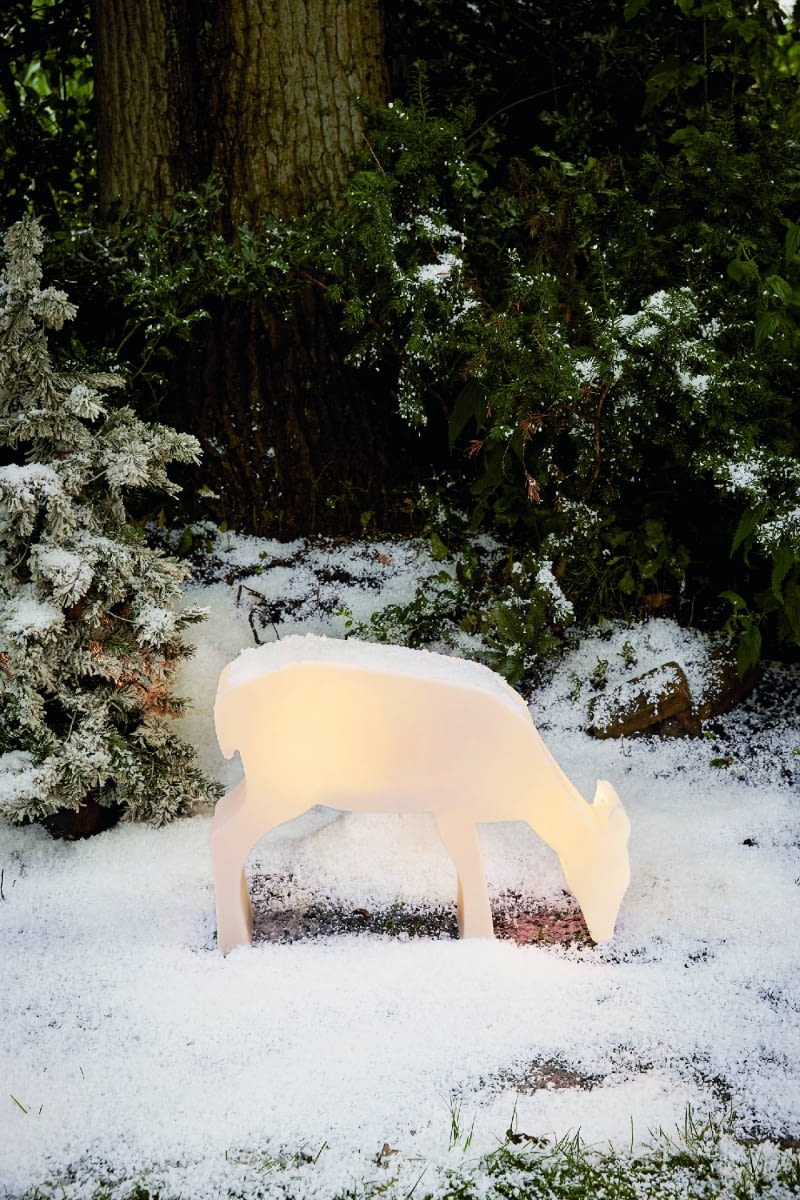 Jelonek solarny z 5 diodami LED, torzywo sztuczne, 57×55×15 cm, ok. 90 zł, Tchibo.