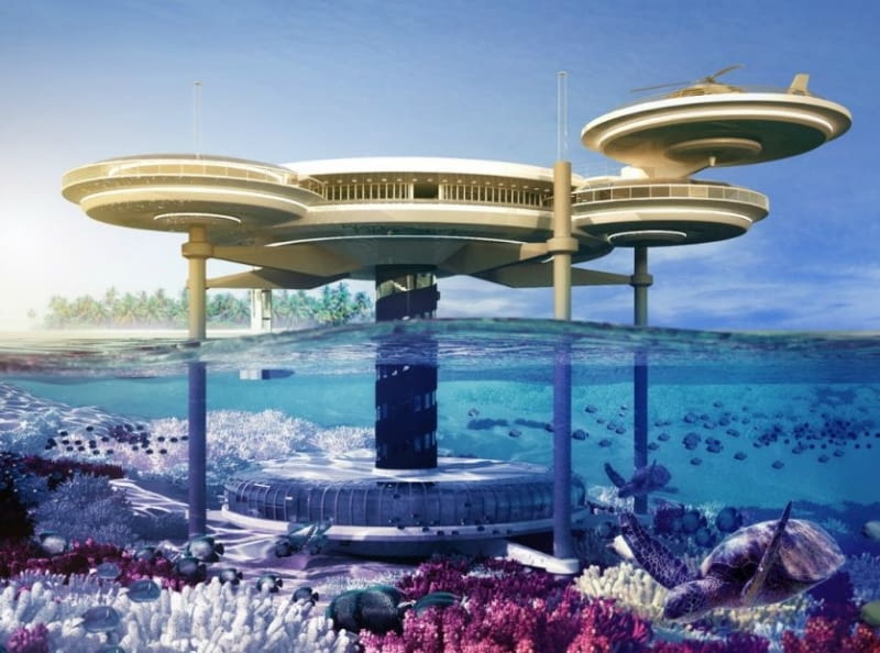 Podwodny hotel w Dubaju. Deep Ocean Technology Podwodny hotel w Dubaju. Deep Ocean Technology