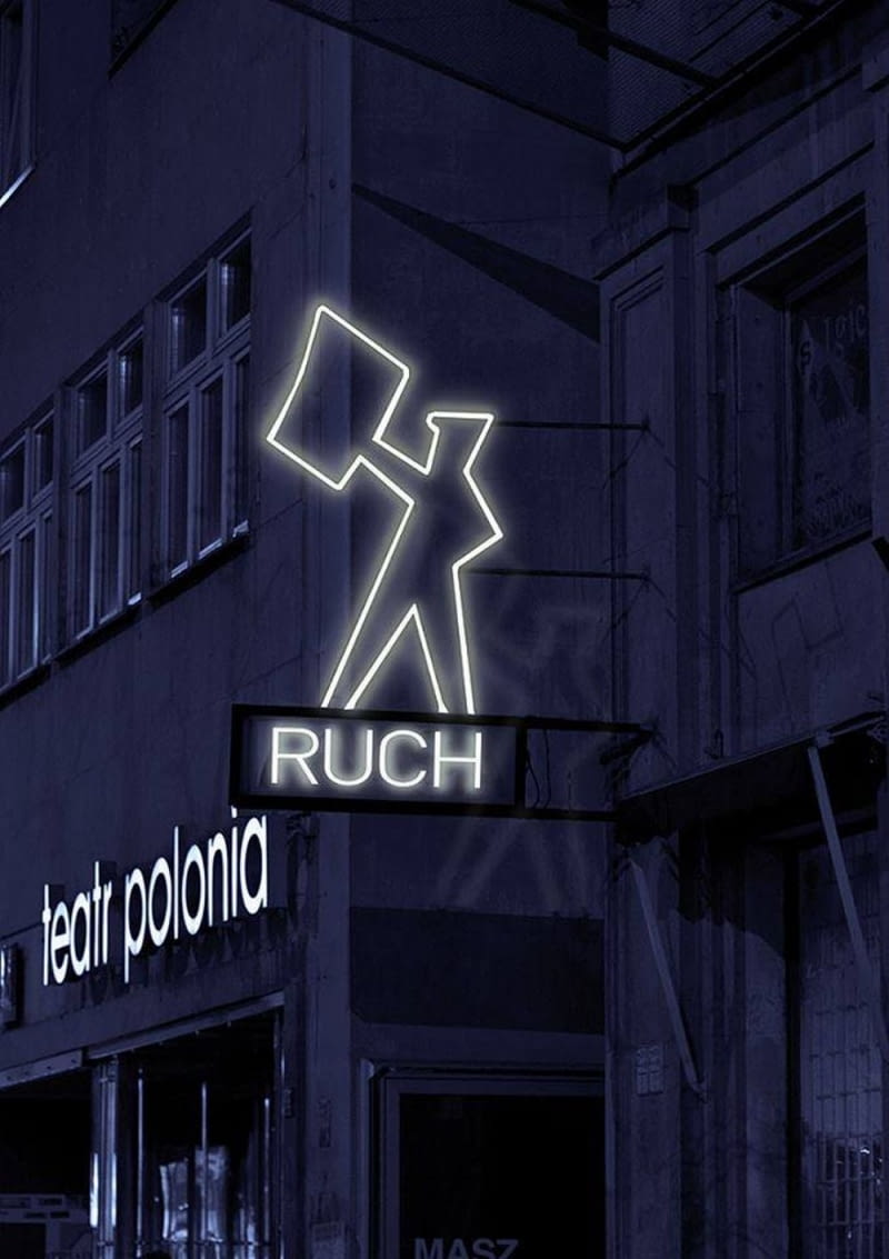 Neon "Kioskarz" zaświeci przy Teatrze Polonia Neon "Kioskarz" zaświeci przy Teatrze Polonia
