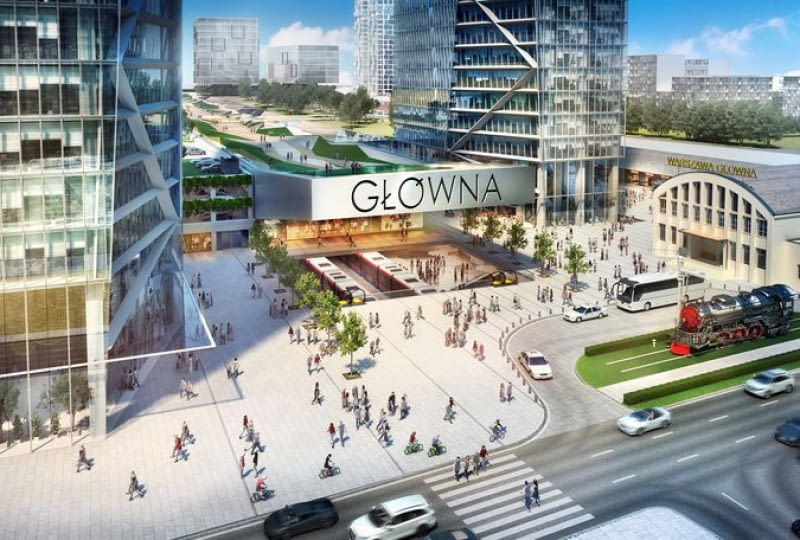 Warszawa Główna - wizualizacja Warszawa Główna - wizualizacja