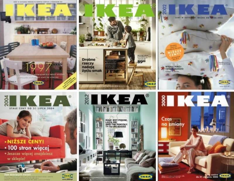 Okładki polskich katalogów IKEA Okładki polskich katalogów IKEA