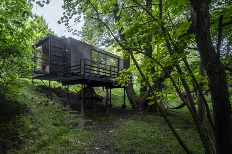 Offroadhouse we Wrzeszczynie. Proj. Józef Franczok (współzałożyciel pracowni PORT) Offroadhouse we Wrzeszczynie. Proj. Józef Franczok (współzałożyciel pracowni PORT)