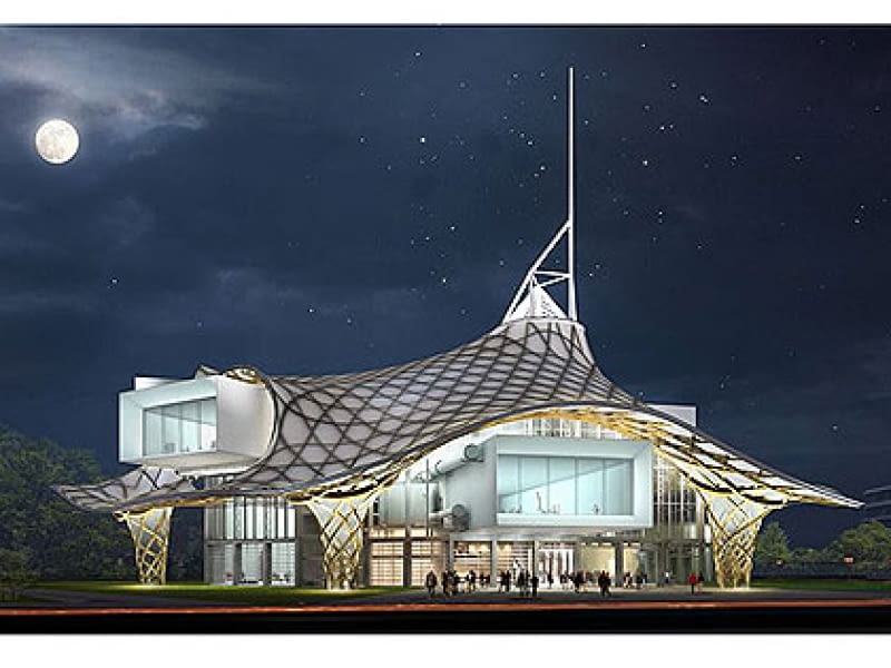 Centre Pompidou - Metz Centre Pompidou - Metz, Shigeru Ban, Metz, muzeum, francja