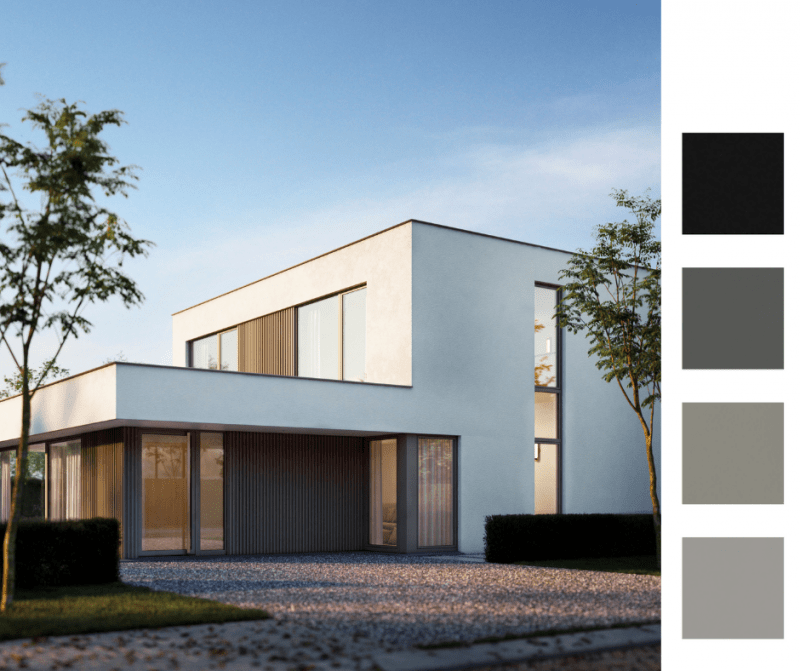 Inspiracja kolorystyczna okien Elegant - nowoczesny styl miejski Inspiracja kolorystyczna okien Elegant - nowoczesny styl miejski