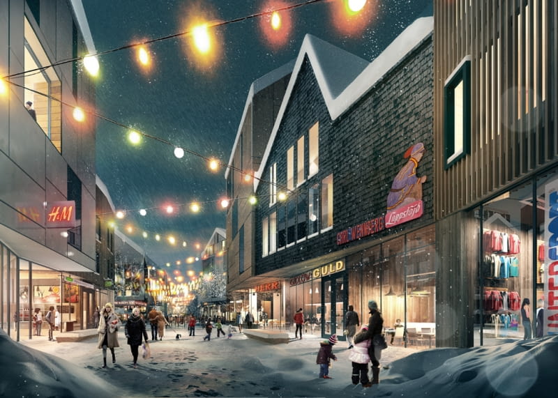 Nowa Kiruna - wizualizacja Nowa Kiruna - wizualizacja