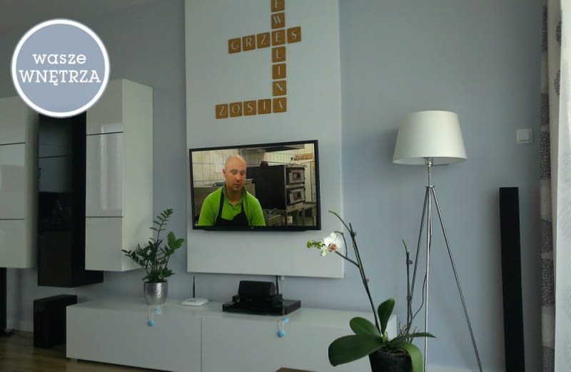 Wasze wnętrza: mieszkanie Eweliny. Salon. wasze wnętrza, zdjęcia mieszkań, prawdziwe zdjęcia mieszkań, jak mieszkają czytelnicy, mieszkania czytelników