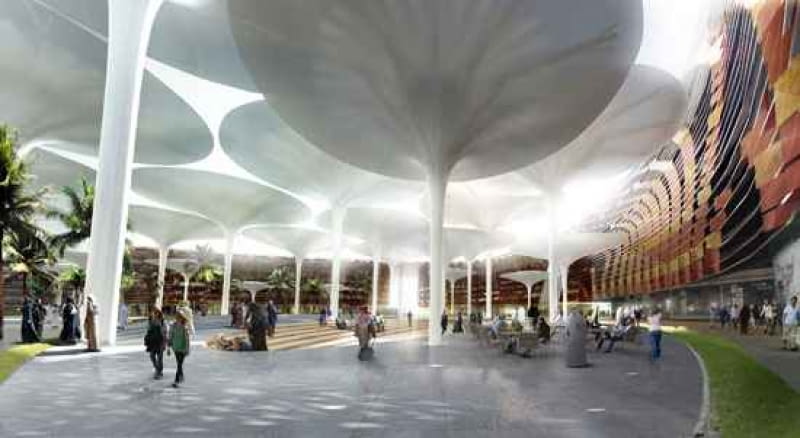 Centrum Masdaru, samowystarczalnego miasta przyszłości projektu LAVA,Laboratory for Visionary Architecture zrównoważone budownictwo, zjednoczone emiraty arabskie, foster, urbanistyka, miasto, abu dhabi