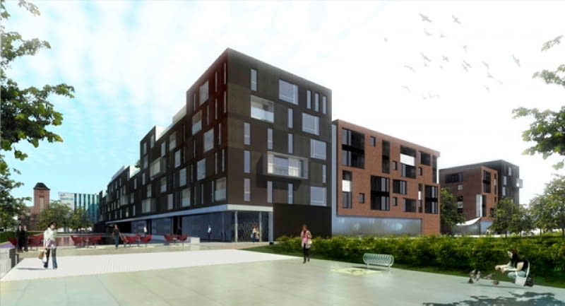 Art Modern powstanie na terenie dawnej farbiarni wełny Karla Gottlieba Sängera przy ul. Wólczańskiej i Wróblewskiego. Inwestor chciał, aby architektura nawiązywała do najlepszych tradycji łódzkiego modernizmu. Konkurs na koncepcję osiedla wygrała szczecińska pracownia Domino. Art Modern, Domino, łódzkie osiedle
