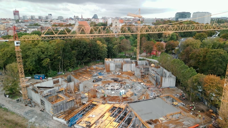 Budowa MPWP w październiku 2025 roku Budowa MPWP w październiku 2025 roku