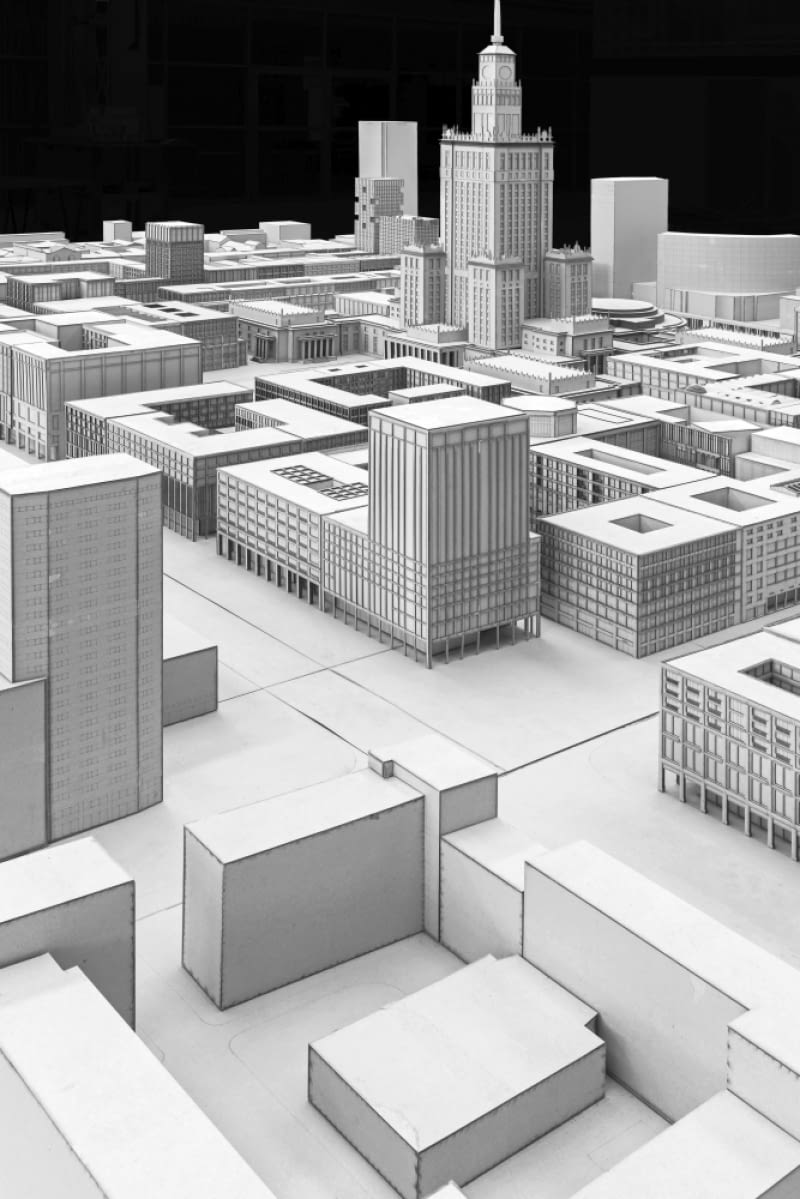 Projekt Placu Defilad według studentów wydziału architektury szwajcarskiej szkoły wyższej ZHAW Architekturfotografie