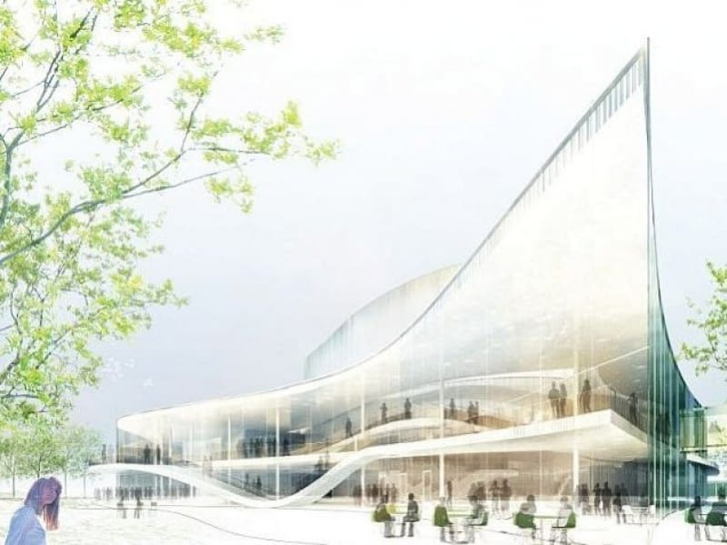 W listopadzie rozstrzygnięto konkurs na siedzibę renomowanej warszawskiej orkiestry Sinfonia Varsovia. Wygrała praca architektów austriackich z Atelier Thomas Pucher ZT Gmbh. Dziś prezentujemy Wam pozostałe dziewięć nagrodzonych prac. Wśród nich projekty min. Zahy Hadid, Grupy Centrala, pracowni Hermanowicz Rewski, czy Mąka Sojka Architekci. Na zdjęciu wyróżnienie dla Atelier Lorentzen, Arkitektfirmaet Langkilde wyróżnienie, wizualizacja: Atelier Lorentzen, Arkitektfirmaet Langkilde