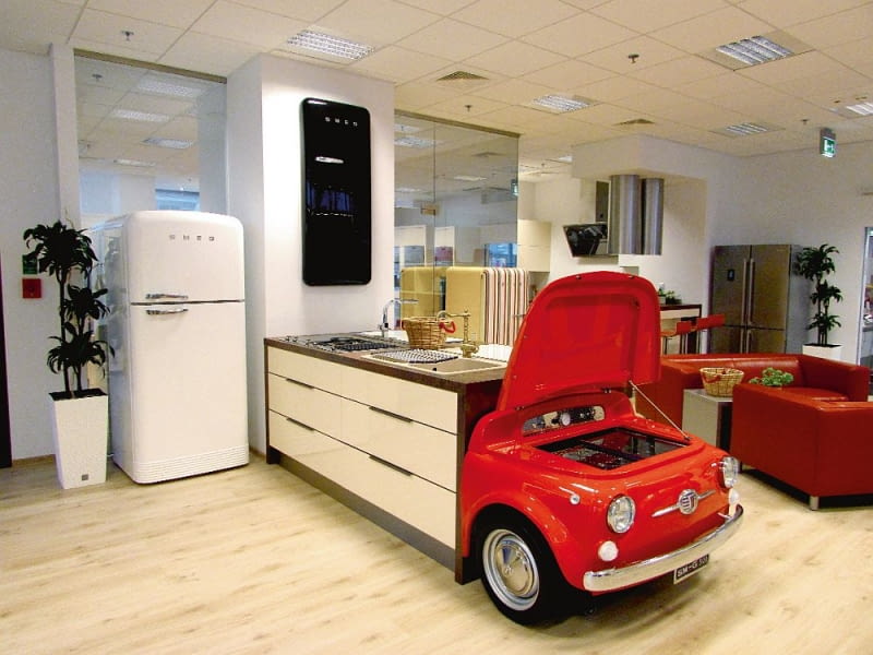 Smeg w salonie Smeg, salon, design