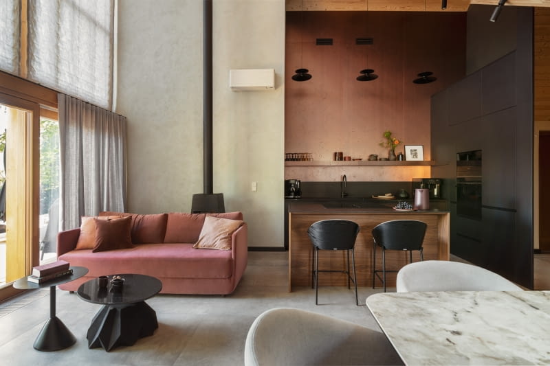 Dom na Mazurach - aranżacja wnętrz projektu Decoroom