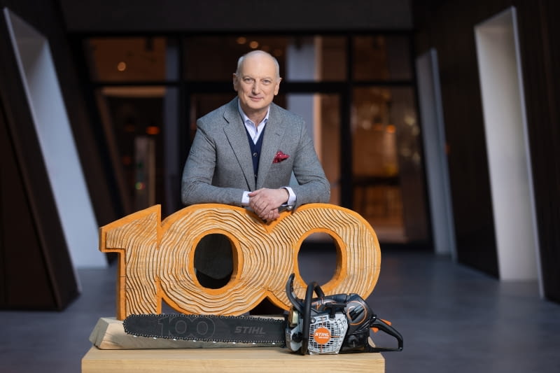 100 lat STIHL dr. Nikolas Stihl jubileuszowa edycja pilarki STIHL MS 500i