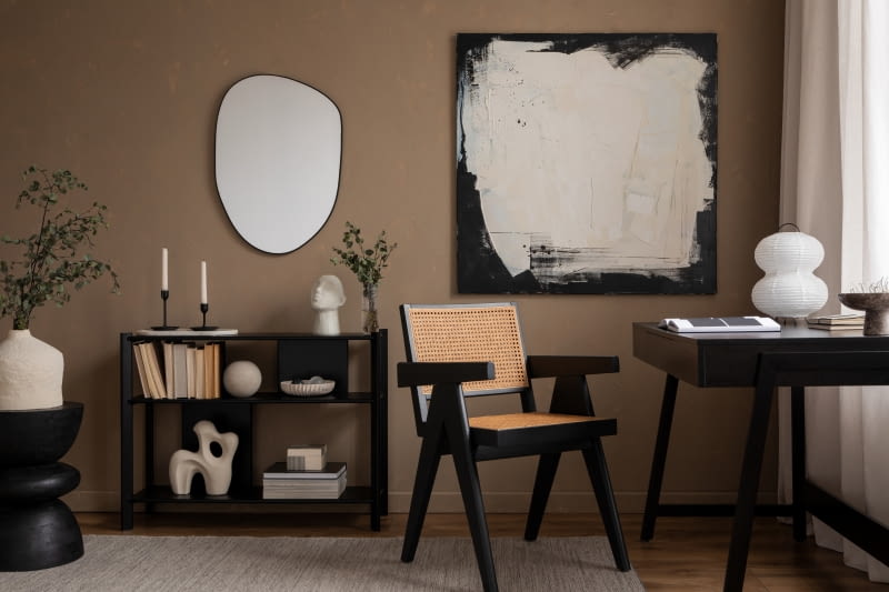 Czarny kolor w mieszkaniu