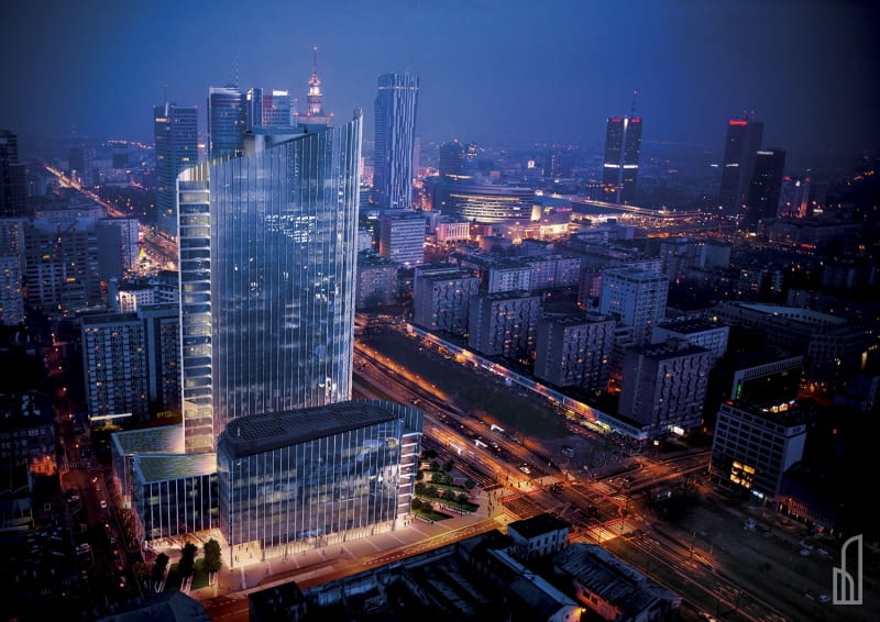 Mennica Legacy Tower - nowy wieżowiec w Warszawie Mennica Legacy Tower - nowy wieżowiec w Warszawie