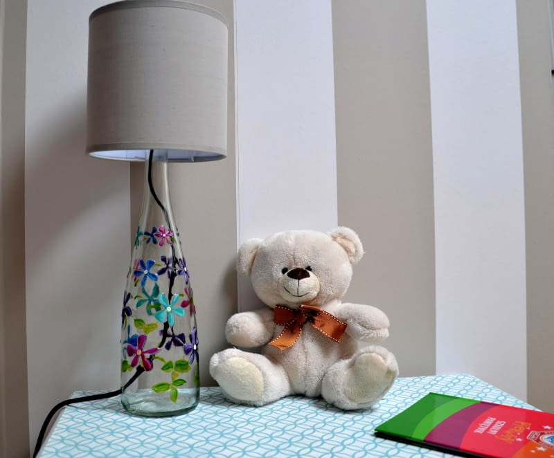Lampa z butelki Lampa z butelki, recykling