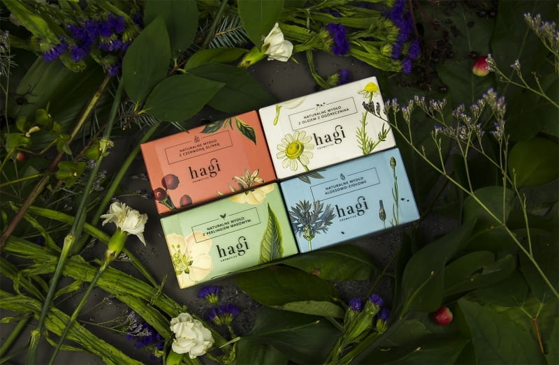 Hagi Cosmetics - linia naturalnych kosmetyków, od 18 zł Polski design na prezent