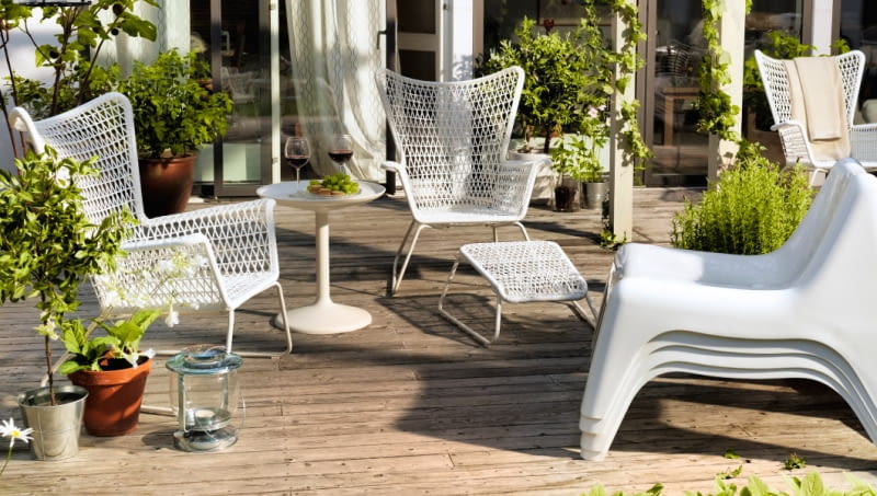 Piękny balkon Balkon, taras, IKEA