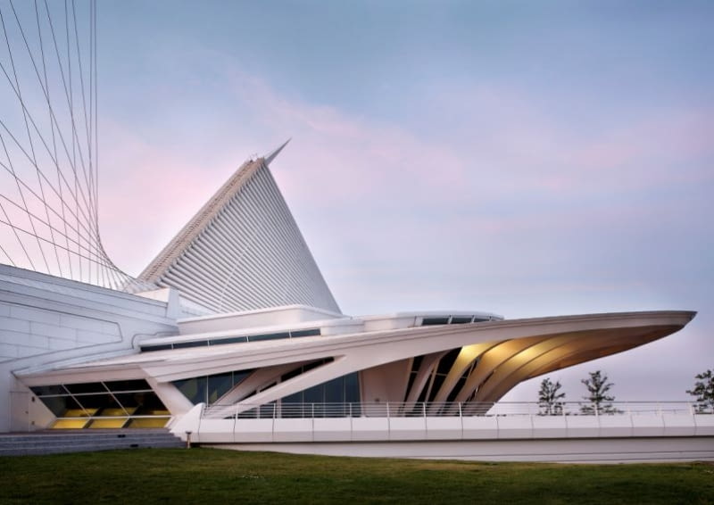 The Milwaukee Art Museum, proj.Santiago Calatrava The Milwaukee Art Museum, proj.Santiago Calatrava