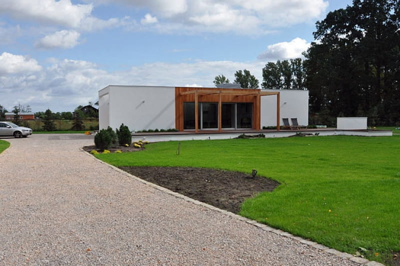 Dom jednorodzinny 4ONE zaprojektowany przez pracownię Łosiak-Siwiak. architekci łosiak-siwiak, łódź, polska, dom jednorodzinny, 4ONE