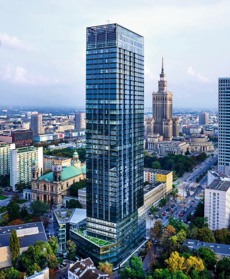 Cosmopolitan, jeden z dwóch wysokościowców z ekskluzywnymi apartamentami w Warszawie. Cosmopolitan, jeden z dwóch wysokościowców z ekskluzywnymi apartamentami w Warszawie.