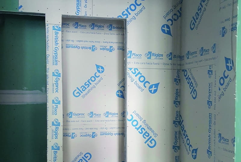 System suchej zabudowy do pomieszczeń mokrych