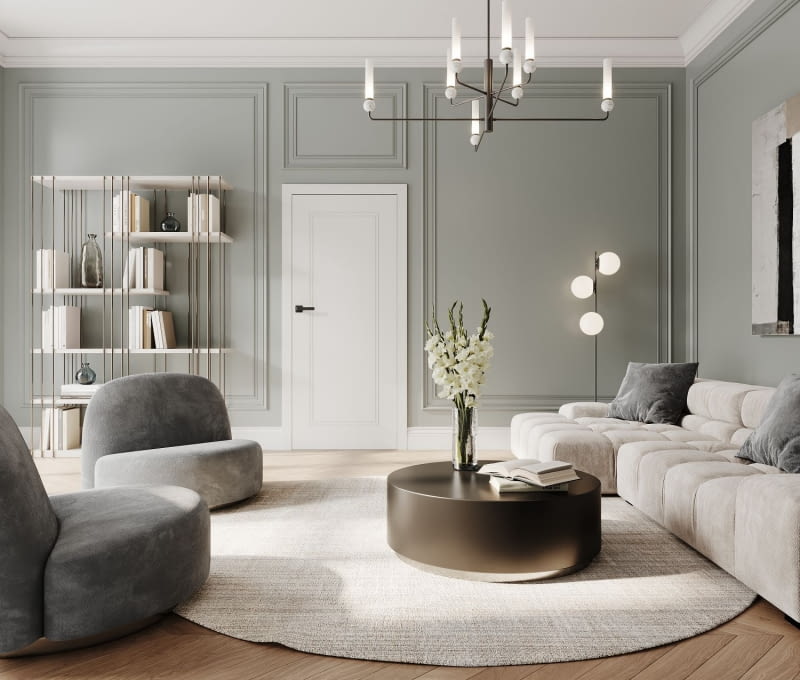 Salon idealnie oświetlony