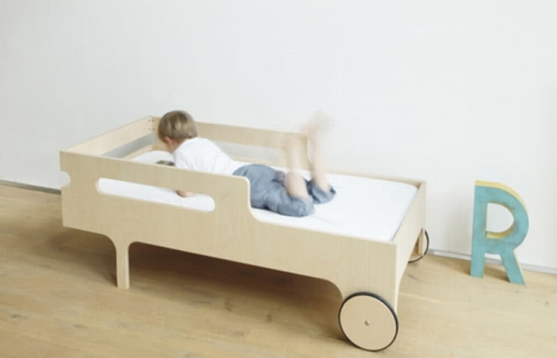 Łóżko R toddler bed, projekt Rafa-kids Łóżka, projekt Rafa-kids