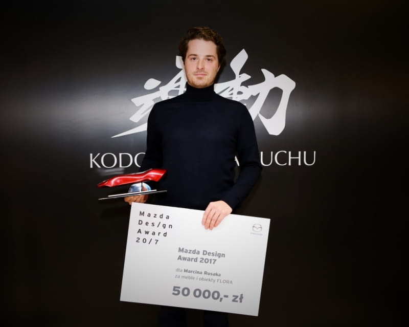 Marcin Rusak, laureat Mazda Design Award Marcin Rusak, laureat Mazda Design Award