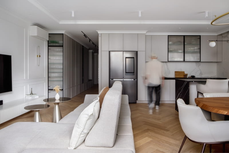 Krakowski apartament w stylu modern classic