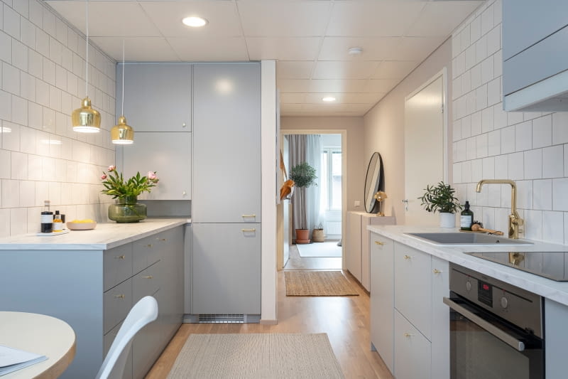 Kuchnie ze skandynawskich mieszkań