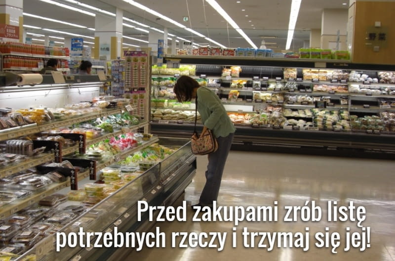 Kupuj tylko to, co jest ci potrzebne zakupy
