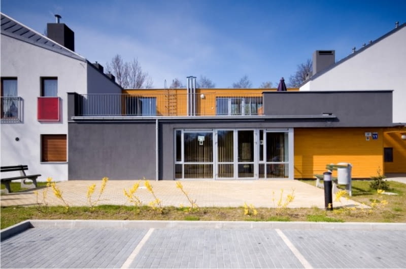 Zespół segmentów mieszkalnych dla osób w podeszłym wieku w Stargardzie Szczecińskim, projekt- DOMINO Grupa Architektoniczna Wojciech Dunaj Zespół segmentów mieszkalnych dla osób w podeszłym wieku w Stargardzie Szczecińskim, projekt- DOMINO Grupa Architektoniczna Wojciech Dunaj