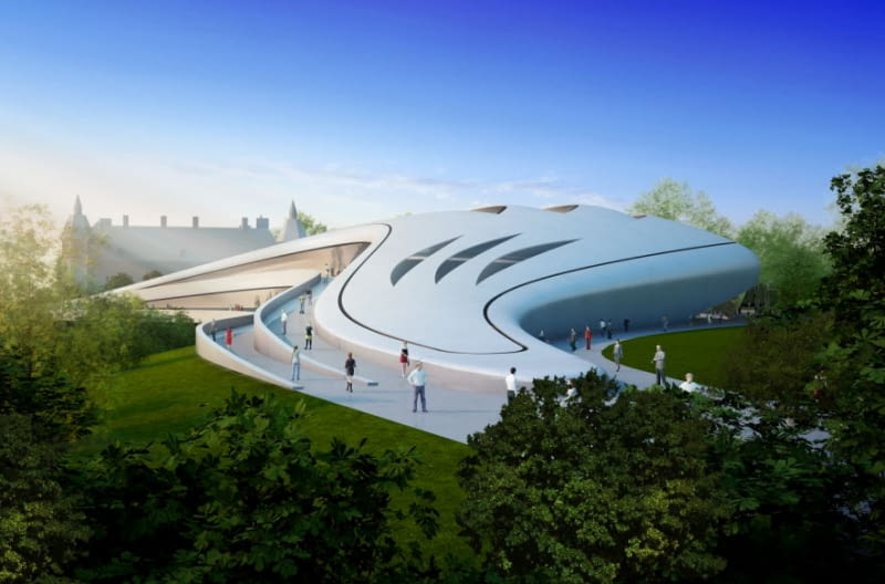 Projekt Muzeum Historii Polski, proj Zaha Hadid Architects Muzeum Historii Polski, warszawa, architektura, zaha hadid