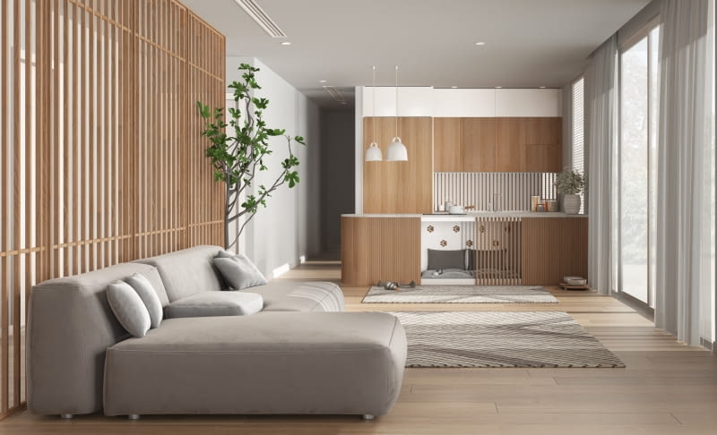 Jasny dom pełen japońskich i skandynawskich akcentów Jasny dom pełen japońskich i skandynawskich akcentów