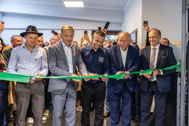 Oficjalny moment otwarcia Centrum Szkoleń Praktycznych dla wykonanwców Oficjalny moment otwarcia Centrum Szkoleń Praktycznych dla wykonanwców