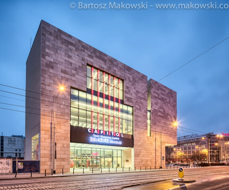 Teatr Muzyczny Capitol we Wrocławiu, więcej zdjęć na www.makowski.co Teatr Muzyczny Capitol we Wrocławiu, więcej zdjęć na www.makowski.co