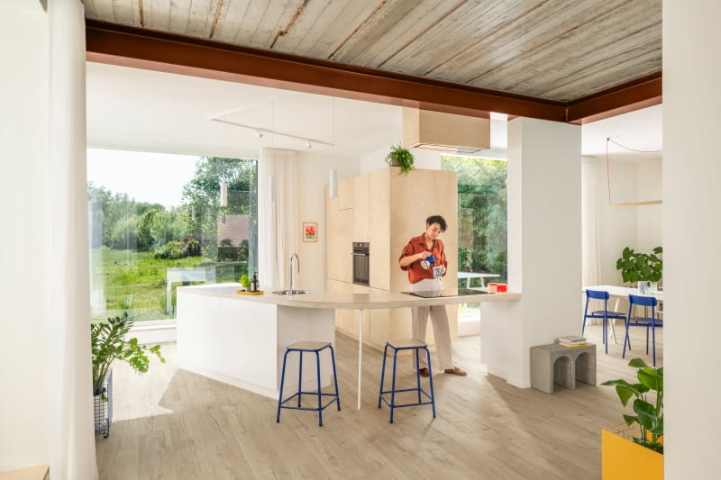 Laminowana podłoga w jodełkę Quick-Step