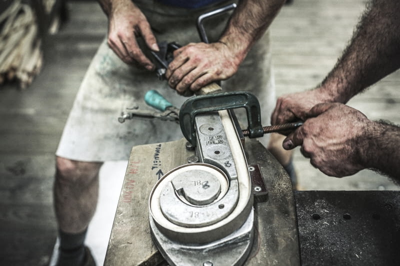 Gięcie drewna w fabryce Ton Gięcie drewna w fabryce Ton