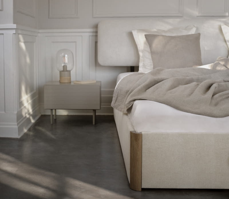 Łóżko tapicerowane Element