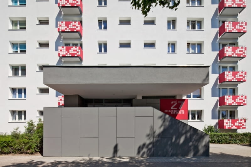 Blok z osiedla Bolesława Chrobrego w Poznaniu Blok z osiedla Bolesława Chrobrego w Poznaniu